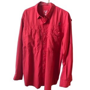 Reel Legends XL long sleeve with roll up sleeve‎ tabs fishing shirt